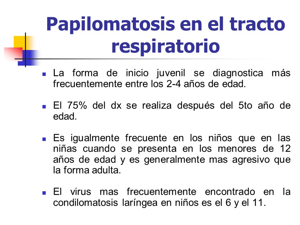 condilomatosis laringea